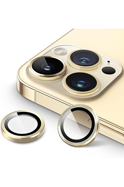 izzytech واقي عدسة الكاميرا ذهبي اللون فائق التحمل ومضاد للخدش متوافق مع هاتف...