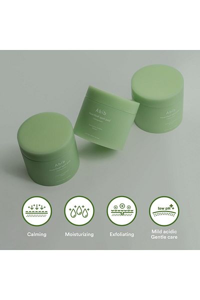 Abib Heartleaf Calming Touch 80 Pads | Hydrating Toner, Redness Relief, Pore Care, Sensitive Skin
