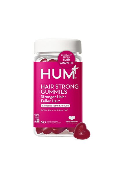 HUMAOİL Hair Strong Biotin Gummies for Hair Growth - Fo Ti, Folic Acid, Zinc, B12 & PABA - 60-Count
