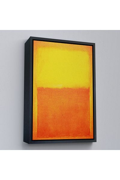 Harita Sepeti Επιτραπέζιο καμβά με χρυσό πλαίσιο Mark Rothko Orange Yellow