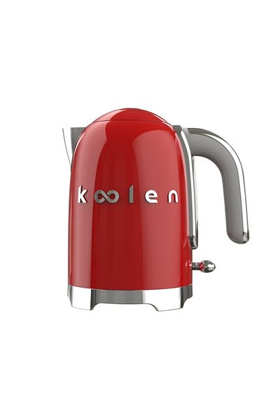 Koolen غلاية كهربائية من ليمتد لاين، 2200 واط، سعة 1.7 لتر، أحمر