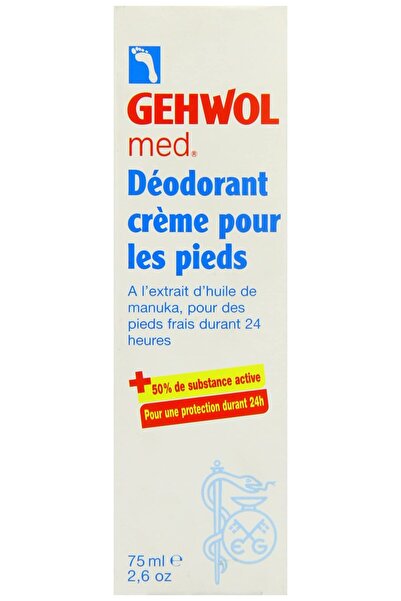 Gehwol Med Deodorant Foot Cream, 2.6 Ounce (Pack of 1)