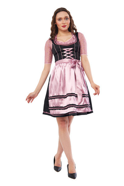 mbderoos Dirndl "Melli" الرائع من الساتان / ملابس ذات جودة ثقافية أصيلة / الن...