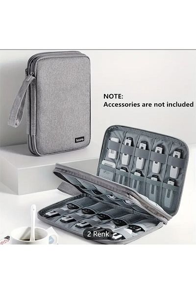 KÜBRA UYAN JEWELRY Storage Bag with Double Layer 40 USB Slots for Sd Cards USB Bag