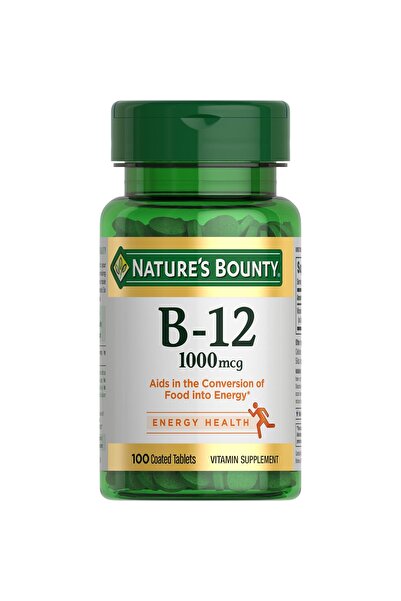 Nature's Bounty Vitamin B-12 1000 mcg, 100 Count
