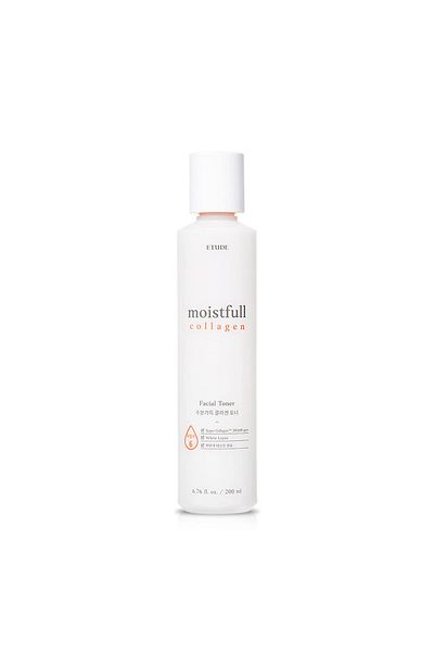 ETUDE Moistfull Collagen Toner, 6.76fl.oz (200ml) | Hydrating Water Essence for Moisturized Skin