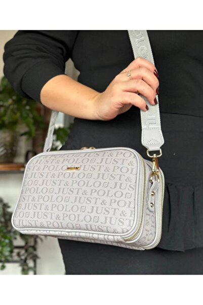 Just Polo حقيبة كتف نسائية بحزام طويل مكونة من 5 أقسام JustPolo tycjtk2053