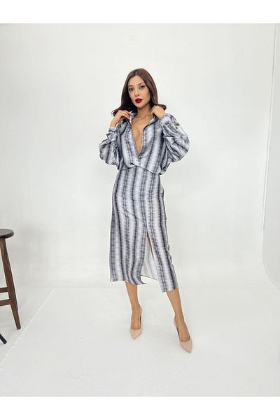 Gökyüzü Moda 5988 Suit with Skirt-Louisville