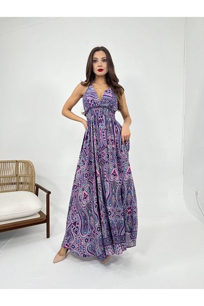 İpeksi Silky 6959 Dress-Purple
