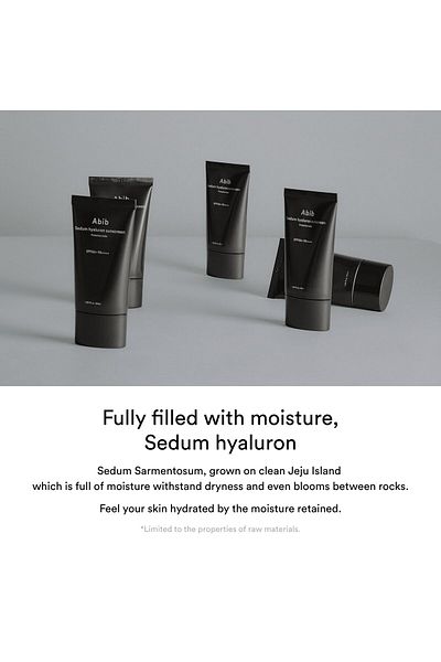 Abib Sedum Hyaluron Sunscreen 50ml, Hydrating, Reef Safe, Non-Sticky, Sensitive Skin, Allantoin