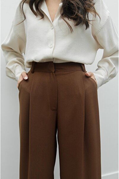 Havoş Brown Fallon Palazzo Pants
