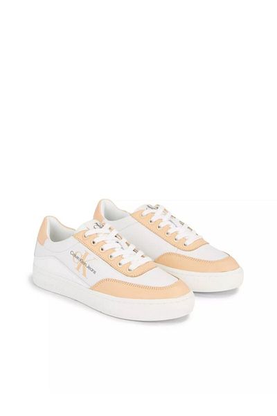 Calvin Klein White Women's Shoes - Logo Detailed