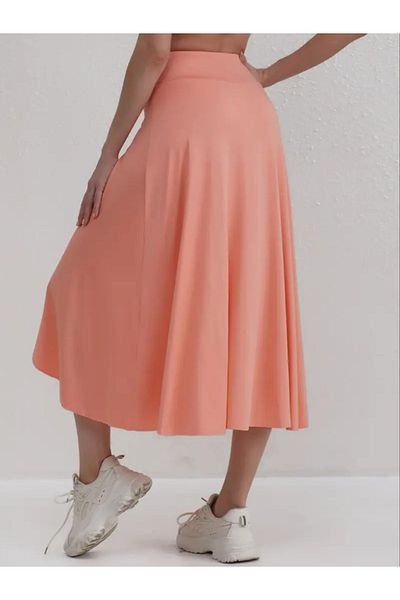 MRA Fashion Women's Sandy Skirt with Pocket Detail Leggings