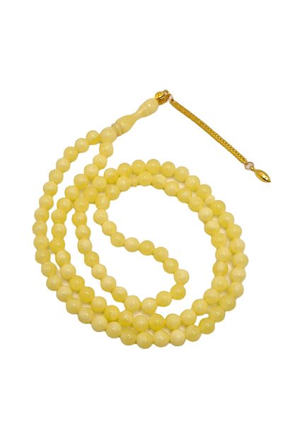 Han Ticarethane 99 bucăți Beyrut Damla Amber Tasbih