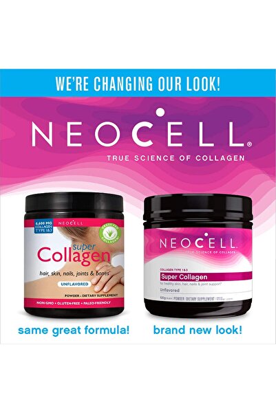 Neocell , Super Collagen, Type 1 & 3, 6,000 Mg, 7 Oz (198 G)