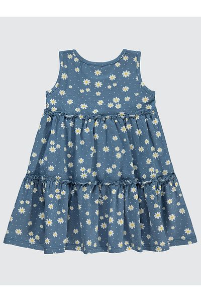 Civil Girls Blue Element Girdle Dress for Child 2-5 Years