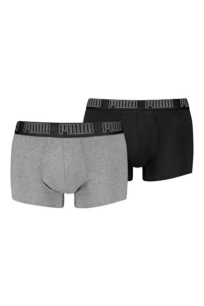 Puma Herren Boxershorts, 2er Pack - Everyday Trunks 2P, Cotton Stretch, einfa...