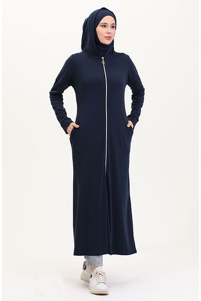 sefamerve Αθλητικό καπάκι με φερμουάρ Navy Blue 9626-01