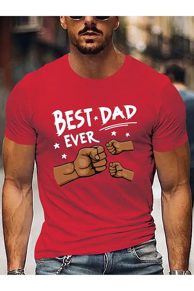PENTHİLUS Arrived Past Best Dad Printed Unisex T-Shirt