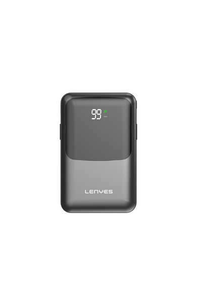 Lenyes PW223D Dijital Göstergeli Kablosuz Type-C&Lightning Kablolu Powerbank ...