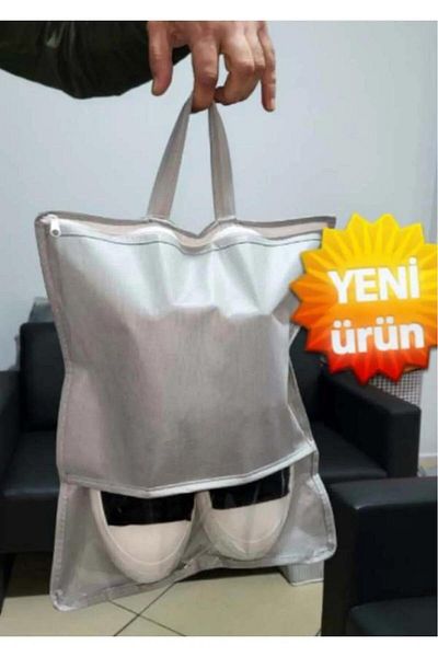 Bayev 10Pcs Fabric Shoe Storage Bag - Suitcase Organizer Shoe Pouch with Transparent Window