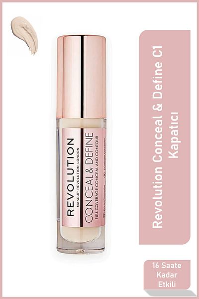 Revolution Conceal Define C1 Matte Finish 16 Hour Effective Concealer
