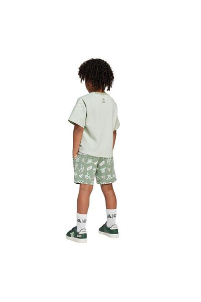 adidas Children's Green Baby Tracksuit Set Lk Sw Mndo Tset Jf3648