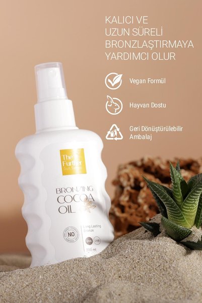 The Further Intensive Bronzing Cocoa Butter 200 ml | Skin Moisturizer | Hypoallergenic