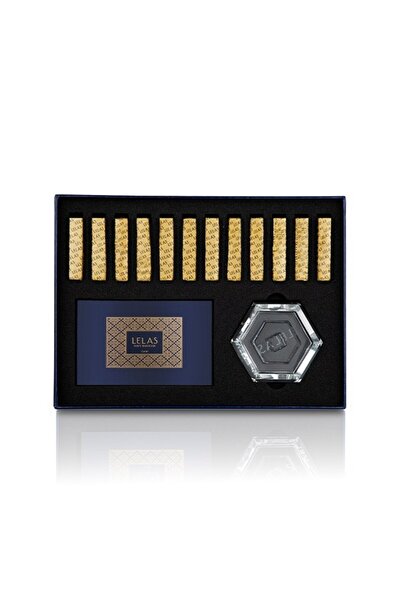 Lelas 1521 Navy Dahi Bakhoor 40 gram 12 Adet Akıllı Buhur Tütsü