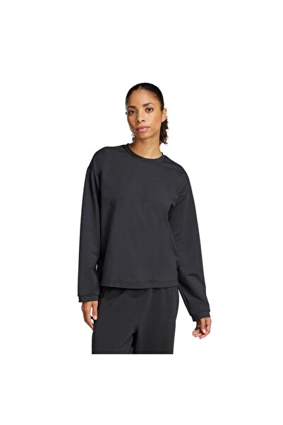 adidas Kadın Siyah SWEATSHIRT (LONG SLEEVE) YGA COVER-UP JN7083