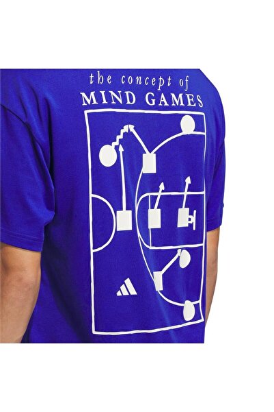 adidas Ανδρικό μπλουζάκι μπλε GRAPHIC (ΣΚΟΥΡΟ ΜΠΛΕ ΜΕ ΕΚΤΥΠΩΣΗ ΟΝΟΜΑΤΕΠΩΝΥΜΟΥ BB GFX TEE JN7110