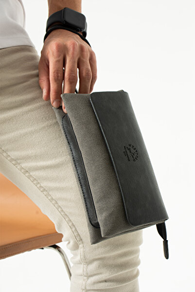 By Hakan West Polo 5008 Canvas Hand Bag Hand Portfolio Clutch