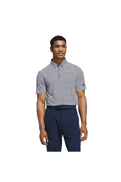 adidas Ανδρικό λευκό μπλουζάκι Polo Ult Stripe Polo Jp0476