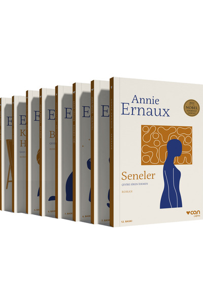 Can Yayınları Annie Ernaux Seti (8 Kitap)