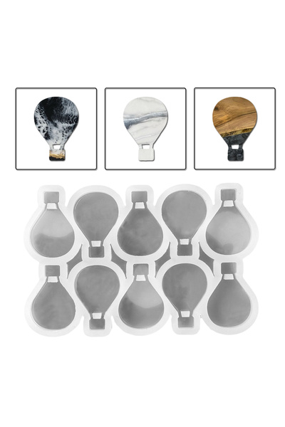 TT Tahtakale Toptancıları Epoksi Silikon Kalıp Çoklu Küçük Kapadokya Balonu K...