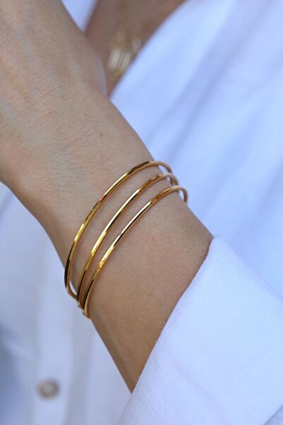 Yenigün Kuyumculuk Hediyelik Yatırımlık Üçlü Ajda Altın Bilezik