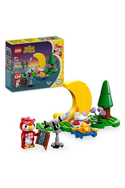 LEGO ® مجموعة بناء لعبة Animal Crossing™ Stargazing مع Celeste 77053