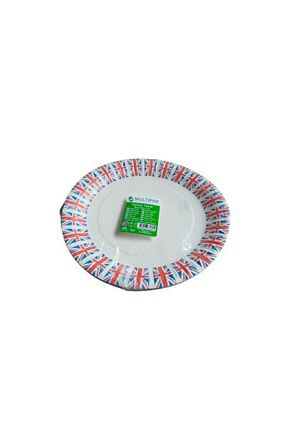 MERT AMBALAJ ÜRÜNLERİ 22.5cm Cardboard Plate 50Pcs