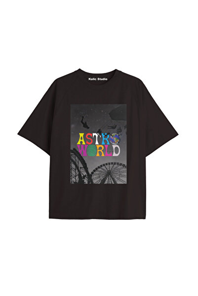 Kalic Studio Tricou unisex Travis Scott Astroworld
