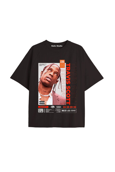 Kalic Studio تي شيرت ترافيس سكوت أستروورلد للجنسين