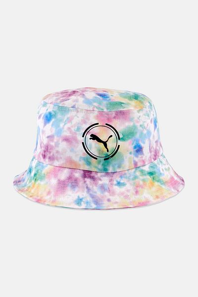 Puma Women Kaleidoscope Bucket Hat, Purple Combo