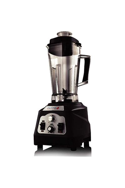 DOTS Electric Blender 1800 Watts 2.8 Liters Glass Jar - Black