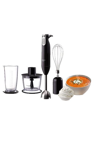 PANASONIC Hand Blender with 4 Blade 600W MX-SS1BTZ - Black