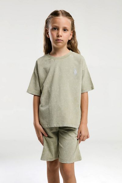 U.S. Polo Assn. Girl's Uspa Licensed Basic Comfort 100% Cotton 2 Thread T-Shirt Shorts Set