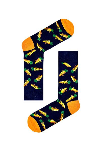 CARNAVAL SOCKS КОМПЛЕКТ ОТ 6 ЧАСТНИ ЕДНОБАРНИ И ДЕСЕРНИРАНИ ЦВЕТНИ ЧОРАПИ