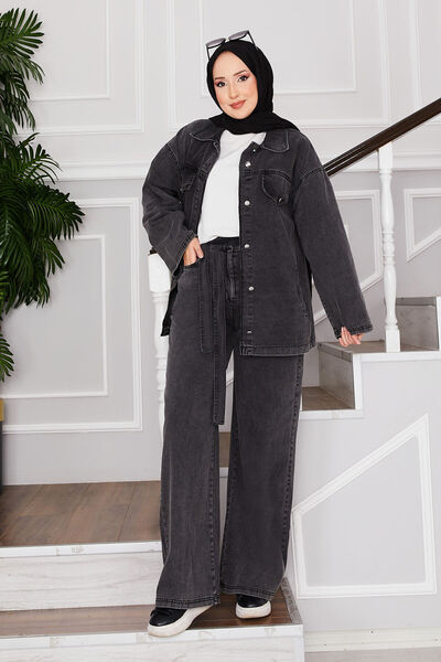 EBRUTESETTÜR Ceket Pantolon Tesettür Kot Takım