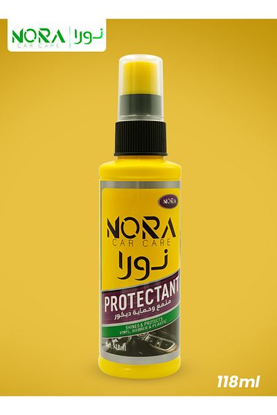 Nora Car Care Protectant - Shines & Protects Vinyl, Rubber & Plastic, 118ml - UV Protection & Gloss
