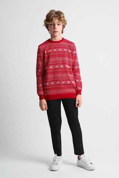 ALEXANDERGARDI Crew Neck Children's Knitwear Sweater (C23-7103)