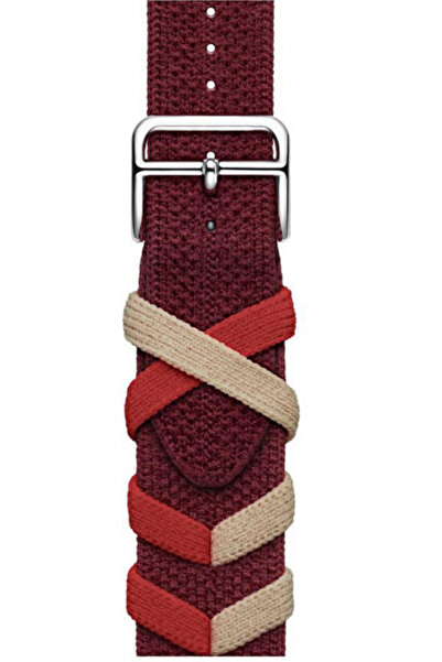 PSGT El Yapımı Kayış Apple Saat Uyumlu Bandı42-44-45-49mm Örgülü Saat Kayışı