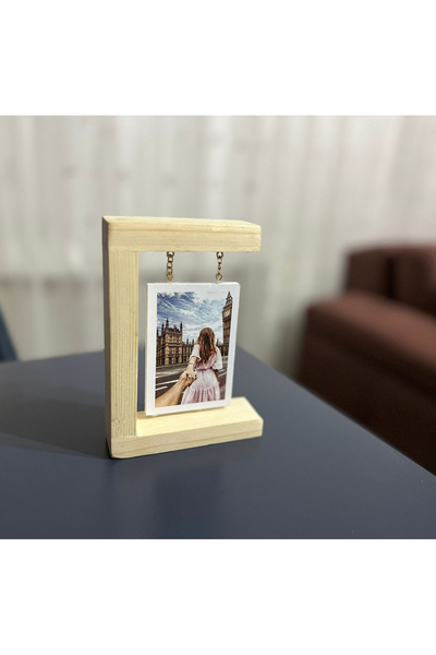 AHŞAPTAN SANAT Dekoratif Fotoğraf Çerçevesi, Doğal fotoğraf Çerçevesi, Ahşap ...